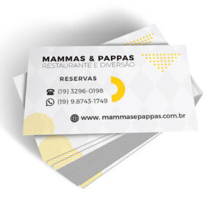 Cartão intenro logo Mammas & Pappas